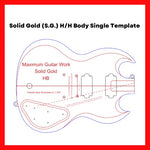 Solid Gold (S.G.)-MGW Set Neck Acrylic Template System