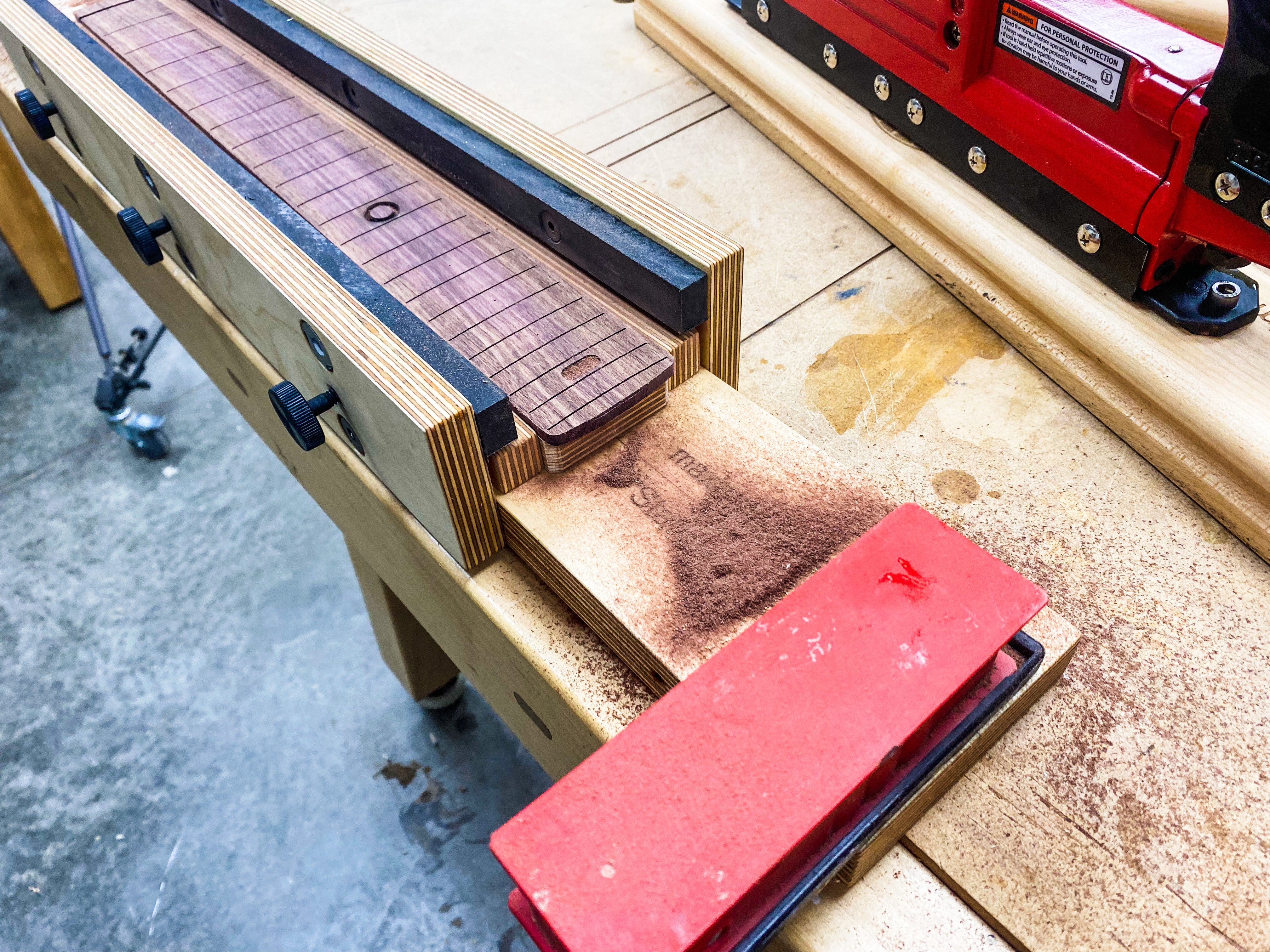 MGW Accurate Radius Fretboard Hold Down Jig