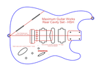 Individual Sweet “S” Rear Rout Templates -MGW Acrylic Template System