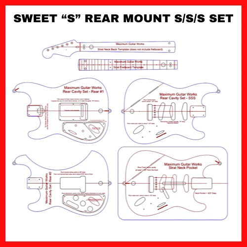 “S” KITS: Strat Style Kit Designer – Maximum Guitar Works