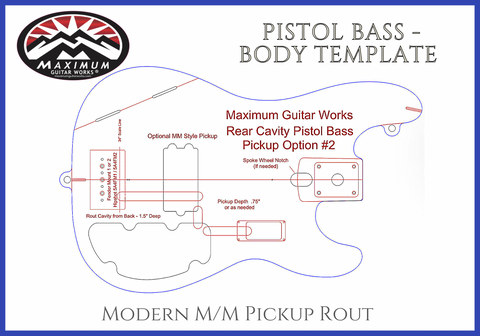 Body - Single Templates Pistol Bass
