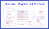 Fit-All 21/22 Fret Template System