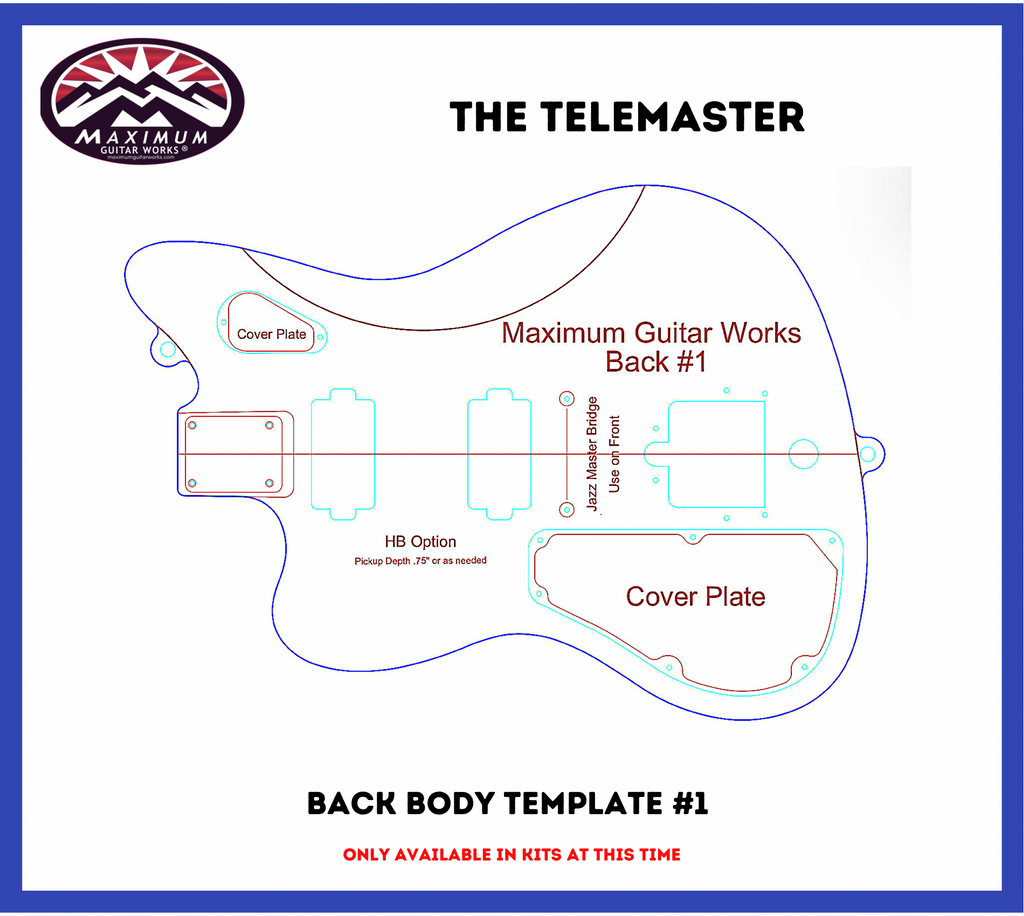 The TELEMASTER Template Set – Maximum Guitar Works The TELEMASTER Template Set – Maximum Guitar Works