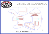 22 Special - Modern Double Cutaway Individual Guitar Templates