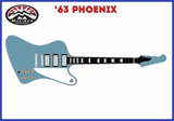 ‘63 Phoenix Neck Through Body Template Sets