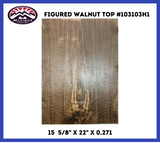California Claro Walnut Top # 103103H1 Grade 3