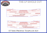 Classic LP Neck Side Profile Routing Template Sets