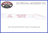 22 Special - Modern Double Cutaway Individual Guitar Templates
