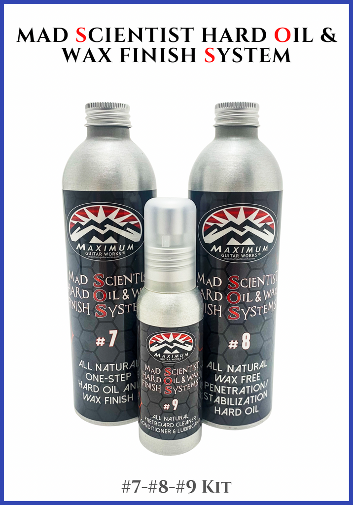 MGW SOS All Natural Hard Oil & Wax Finish System – Maximum Guitar Works