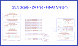 Fit-All 24 Fret Template System