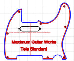 Mr “T” Pickgaurd Templates -MGW Acrylic Template System