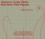 Individual Sweet “S” Rear Rout Templates -MGW Acrylic Template System