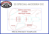 22 Special - Modern Double Cutaway Individual Guitar Templates