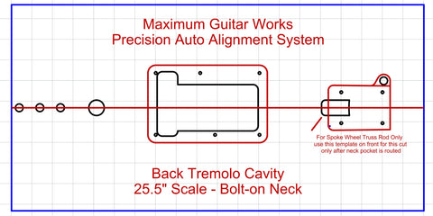Fit-All Back Routing Template for Standard Trem
