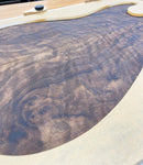 California QUILTED BURL Walnut Top # RC0116B1 Grade 4