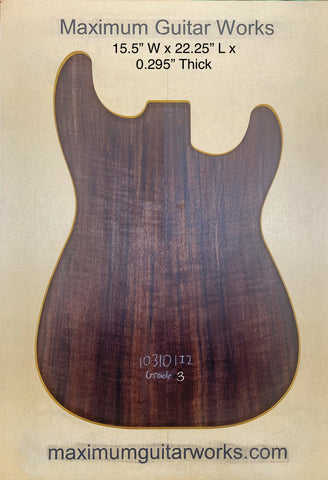 California Claro Walnut Top # 103101I2 Grade 3