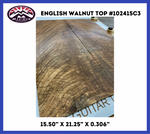 English Walnut Top # 103415C3 Grade 4
