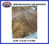 English Walnut Top # 103415C3 Grade 4
