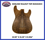 English Walnut Top # 103415C3 Grade 4