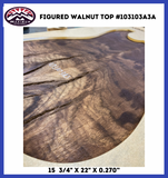 California Claro Walnut Top # 103103A3 Grade 2