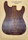 California Flame Claro Walnut Top # 103103D2  Grade 5