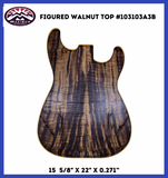California Claro Walnut Top # 103103A3b  Grade 1