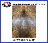 English Walnut Top # 103415C3 Grade 4