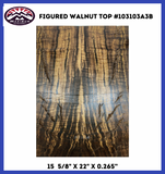 California Claro Walnut Top # 103103A3b  Grade 1